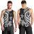 Niue Men's Tank Top - White Tentacle Turtle - Polynesian Pride