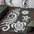 Tahiti Area Rug - White Tentacle Turtle White - Polynesian Pride