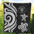 Niue Premium Quilt - White Tentacle Turtle - Polynesian Pride