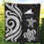 Tokelau Premium Quilt - White Tentacle Turtle - Polynesian Pride