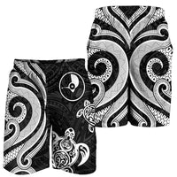 Yap Men's Short - White Tentacle Turtle - Polynesian Pride