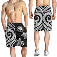 Federated States of Micronesia Men's Short - White Tentacle Turtle - Polynesian Pride