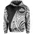 Hawaii Mauna Kea Polynesian Hoodie Tatoo Style White - Polynesian Pride