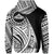 Hawaii Mauna Kea Polynesian Hoodie Tatoo Style White - Polynesian Pride