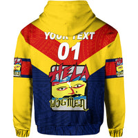 Custom Papua New Guinea Hela Wigmen Hoodie Rugby Simple Style, Custom Text and Number LT8 - Polynesian Pride