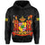 Polynesian Kanaka Maoli Royal Coat of Arms Hawaii Hoodie Gray - Polynesian Pride