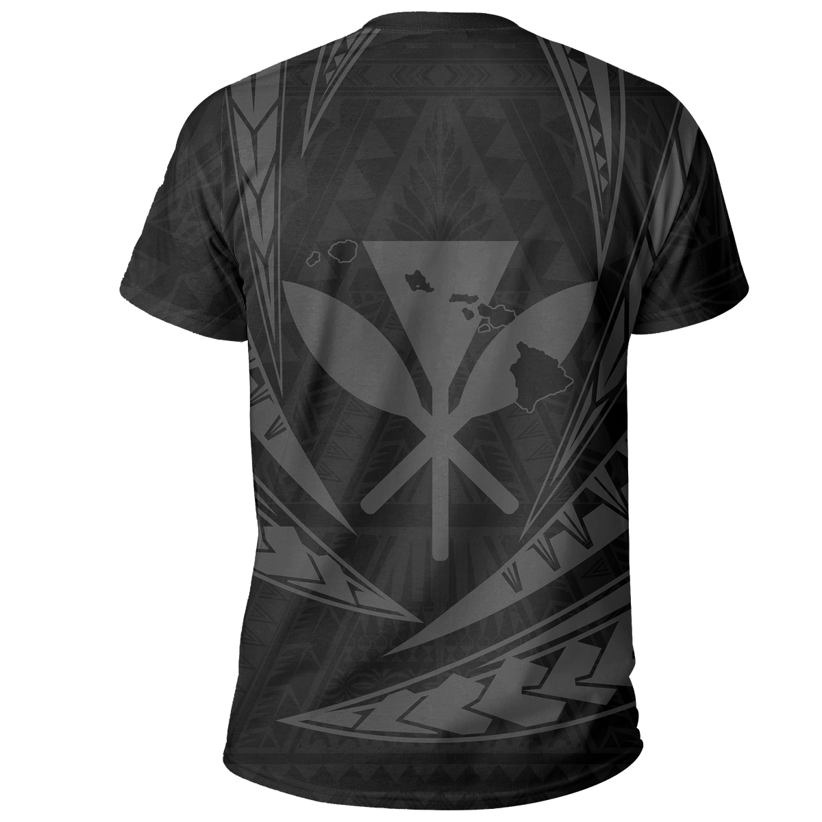 Hawaii Kanaka Polynesian T Shirt Gray - Polynesian Pride