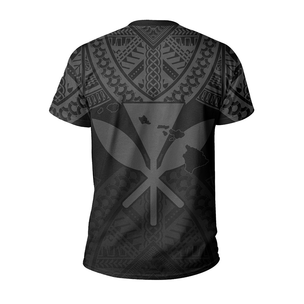 Hawaii Polynesian Limited T Shirt Tab Style Gray - Polynesian Pride