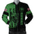 Hawaii King Polynesian Bomber Jacket - Lawla Style Green - AH Black Unisex - Polynesian Pride