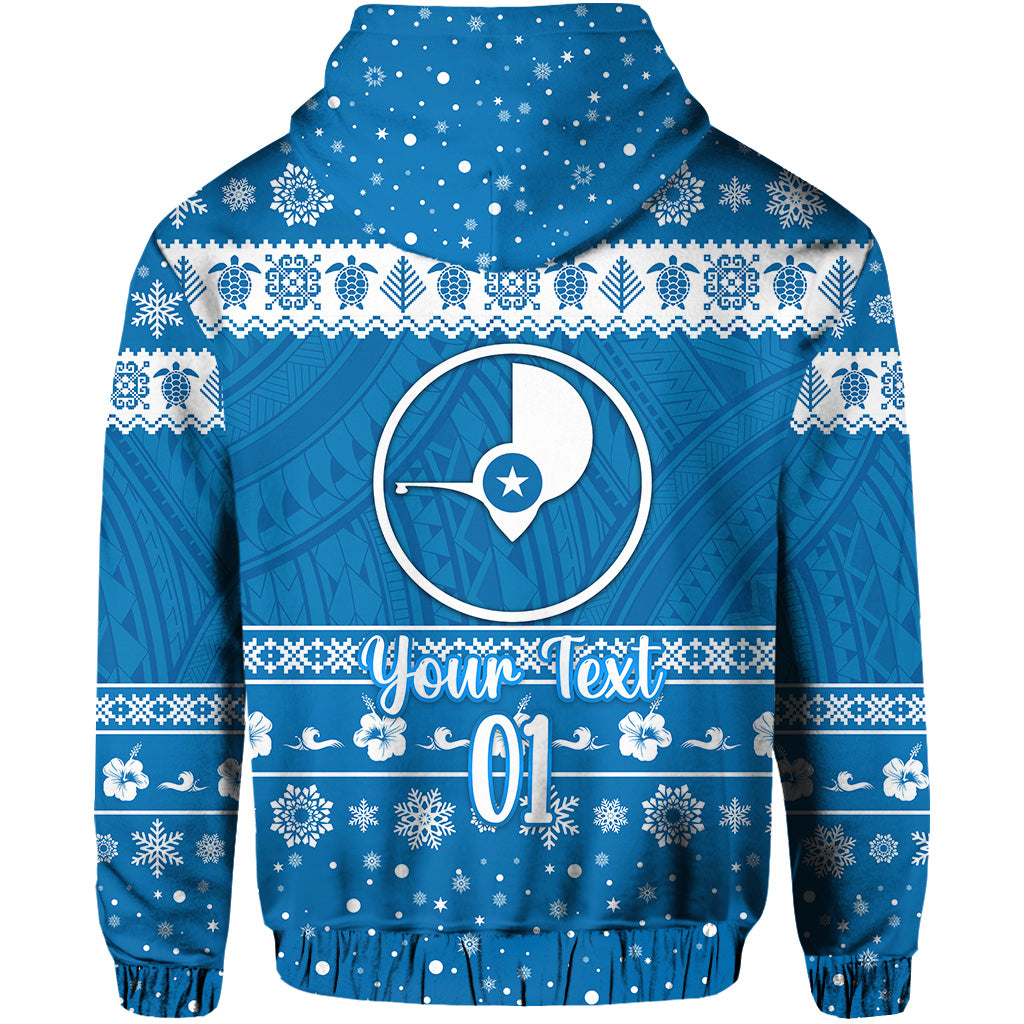 Custom FSM Yap Christmas Hoodie Simple Style LT8 - Polynesian Pride