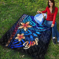 Yap Premium Quilt - Vintage Tribal Mountain - Polynesian Pride