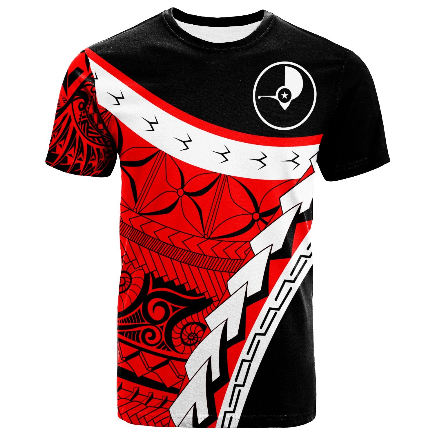 Yap Custom T Shirt Proud of Yap Unisex Red - Polynesian Pride