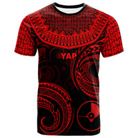 Yap T Shirt Unique Serrated Texture Red Unisex Red - Polynesian Pride