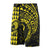 Hawaii Polynesian Warrior Board Shorts Yellow V.2 Men Yellow - Polynesian Pride