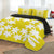 Hawaiian Royal Pattern Quilt Bed Set - Yellow - L3 Style - AH - Polynesian Pride