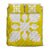 Hawaiian Royal Pattern Quilt Bed Set - Yellow - B1 Style - AH Yellow - Polynesian Pride