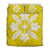 Hawaiian Royal Pattern Quilt Bed Set - Yellow - L1 Style - AH Yellow - Polynesian Pride