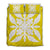 Hawaiian Royal Pattern Quilt Bed Set - Yellow - G1 Style - AH Yellow - Polynesian Pride