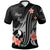 Yap Custom Polo Shirt Polynesian Hibiscus Pattern Style Unisex Black - Polynesian Pride