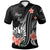 Tahiti Custom Polo Shirt Polynesian Hibiscus Pattern Style Unisex Black - Polynesian Pride