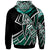 Federated States of Micronesia Hoodie Tribal Flower Special Pattern Green Color - Polynesian Pride