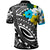 Northern Mariana Islands Polo Shirt Polynesian Pattern Black Color - Polynesian Pride