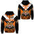 Custom Papua New Guinea Lae Snax Tigers Zip Hoodie Rugby Simple Style Black, Custom Text and Number LT8 Unisex Black - Polynesian Pride