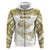 Custom Guam Rugby Zip Hoodie Polynesian Patterns Gold Old LT16 - Polynesian Pride