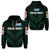 Fiji Ovalau Rugby Zip Hoodie Dark Green Style LT8 Unisex Green - Polynesian Pride