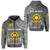 Tonga Vavau High School Zip Hoodie Simple Style Full Grey LT8 - Polynesian Pride