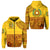 Tonga Vavau High School Zip Hoodie Kupesi Vibes Yellow LT8 - Polynesian Pride