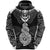 Maori Hoodie Twist Tattoo Unisex Black - Polynesian Pride